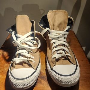 Converse Tan High-Top Sneakers